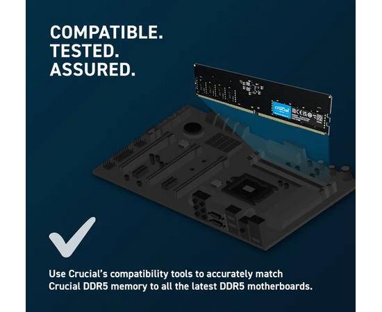  ОЗУ Crucial CT32G56C46U5 32GB U-DIMM DDR5, 5600МГц 