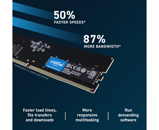  ОЗУ Crucial CT32G56C46U5 32GB U-DIMM DDR5, 5600МГц 