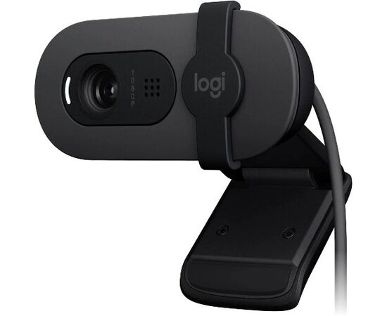  Web камера Logitech HD Webcam Brio 90 (960-001581) графитовый 