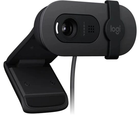  Web камера Logitech HD Webcam Brio 90 (960-001581) графитовый 