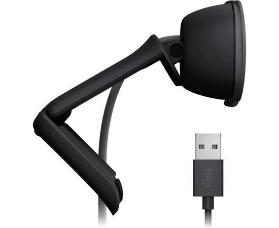  Web камера Logitech HD Webcam Brio 90 (960-001581) графитовый 