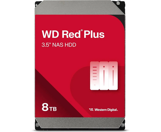  HDD WD NAS Red Plus WD80EFPX SATA-III 8TB (5640rpm) 256Mb 3.5" 