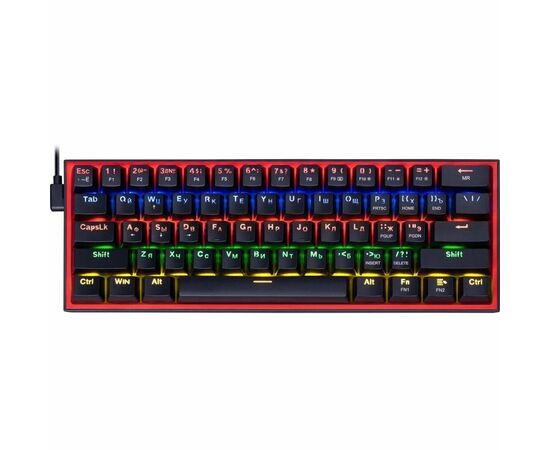 Клавиатура REDRAGON Fizz RU 72595 Rainbow, melt-gold свитчи 