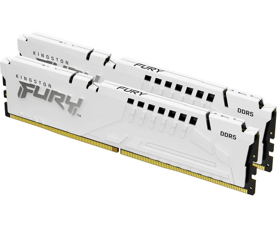  ОЗУ Kingston Fury Beast KF560C30BWK2-64 DDR5 - 2x 32ГБ 6000МГц, DIMM, White, Ret 