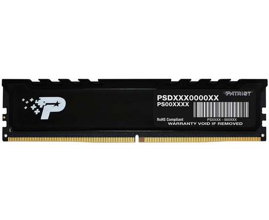  ОЗУ PATRIOT Signature Premium (PSP516G56002H1) DDR 5 DIMM 16Gb 5600Mhz, (retail) 